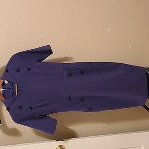 Purple Fitted Dress